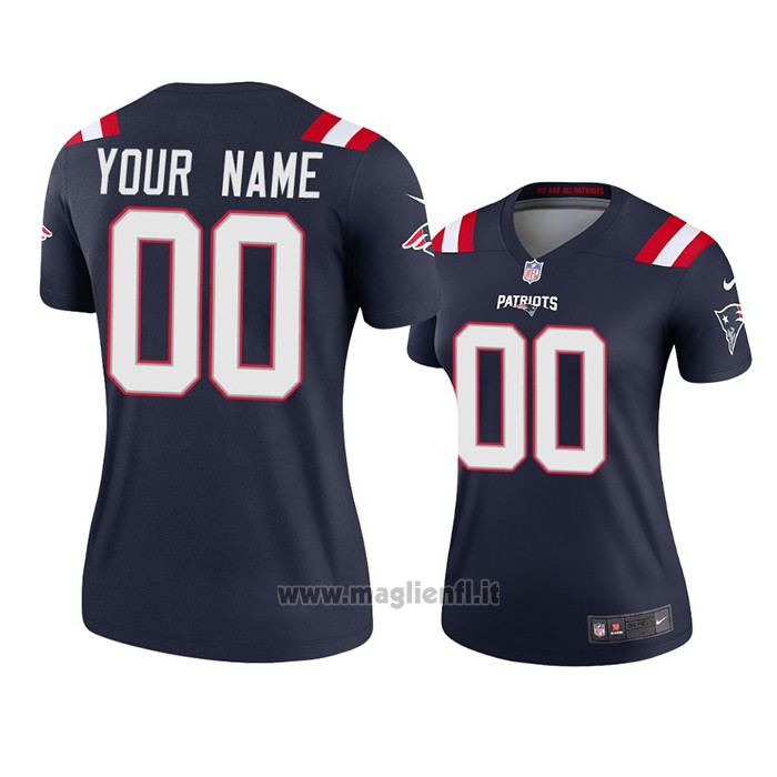 Maglia NFL Legend Donna New England Patriots Personalizzate 2020 Blu